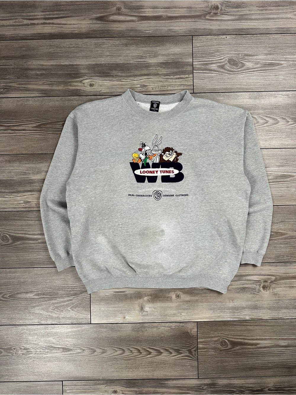 Vintage 90’s Warner Bros. Looney Tunes Embroidered Crewneck